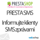 SMS modul PrestaShop PrestaSMS